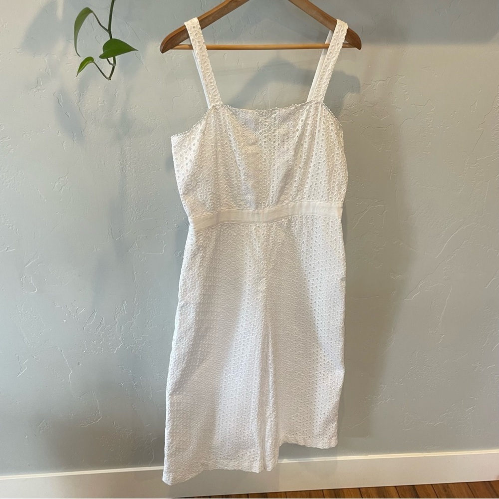Women’s 100% cotton BR White Eyelet romper - Picture 3 of 11